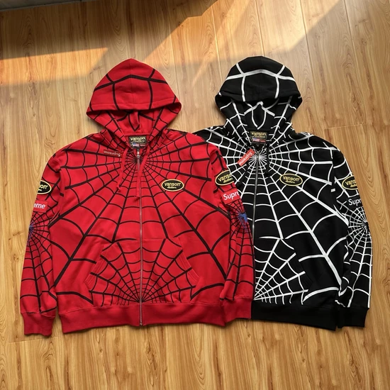 Supreme x Vanson Leathers Spider-Man Zip Up Hooded Sweatshirt シュプリーム x バンソンレザーズ スパイダーマンジップアップフーデッド スウェットシャツ