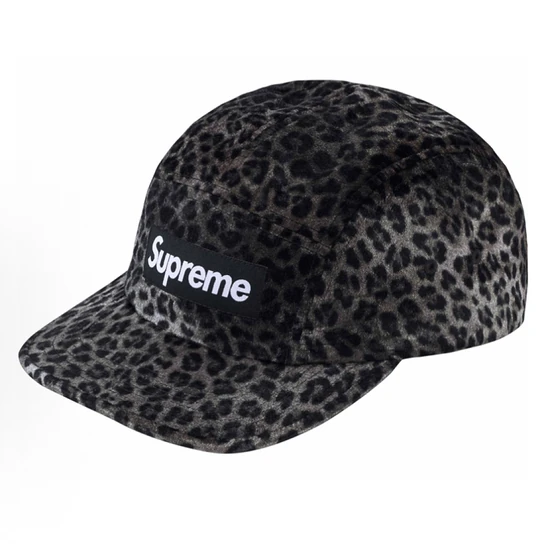 Supreme Leopard Velvet Camp Cap シュプリーム レオパード ベルベット キャンプ キャップ