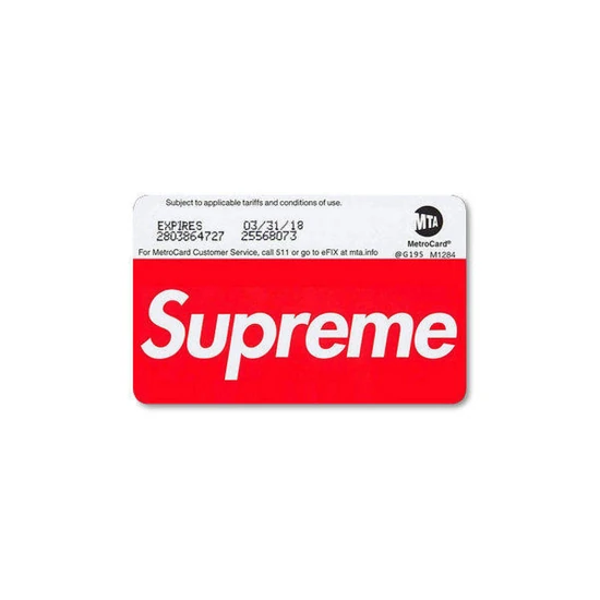 Supreme Box Logo Metro Card Holder シュプリーム ボックス ロゴ メトロ カード