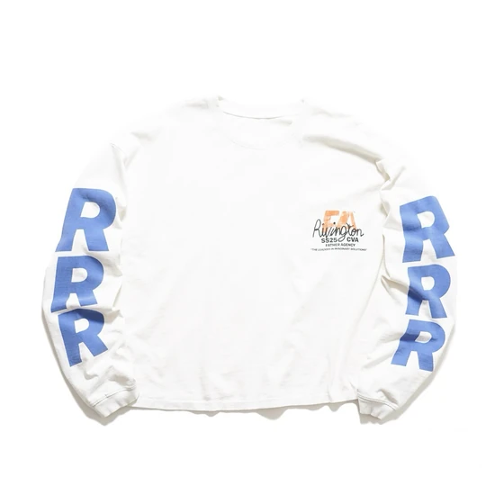 RRR123 Fa.Co Logo Print Long Sleeve Tee RRR123 リヴィントン ロイ レビス ロゴプリント ロングスリーブ Tシャツ
