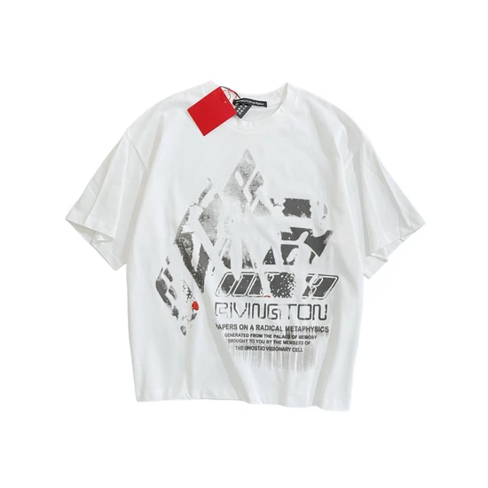 RRR123 Graphic T-Shirt White リヴィングトン ロイ レビス グラフィック Tシャツ ホワイト