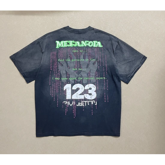 RRR123 Printed Graphic T-Shirt リヴィントン ロイ レビス プリント グラフィック Tシャツ