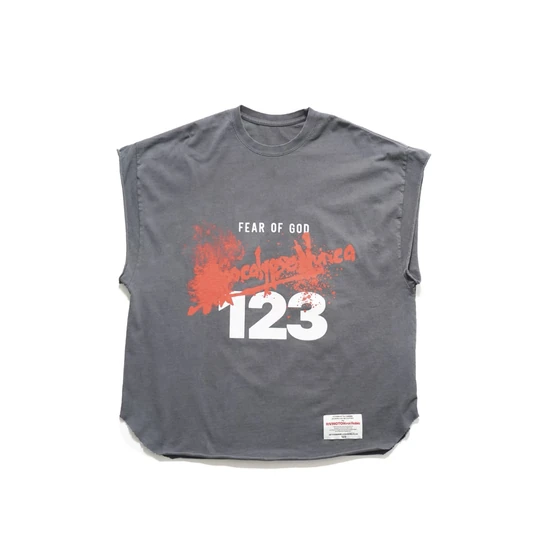 Fear of God x RRR123 Apocalypse Nunca Cut Off Tee フィアオブゴッド x RRR123 アポカリプス カットオフ Tシャツ