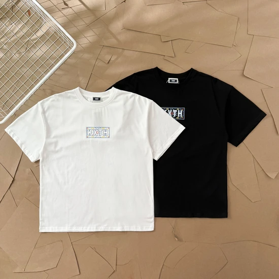 KITH Tile Classic Logo Tee Blue キス タイル クラシック ロゴ Tシャツ ブルー