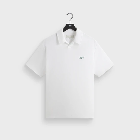 KITH Micro Waffle Drew Polo White キス マイクロワッフル ドリュー ポロ ホワイト