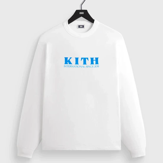KITH One World L/S Tee White キス ワンワールド ロングスリーブ Tシャツ ホワイト