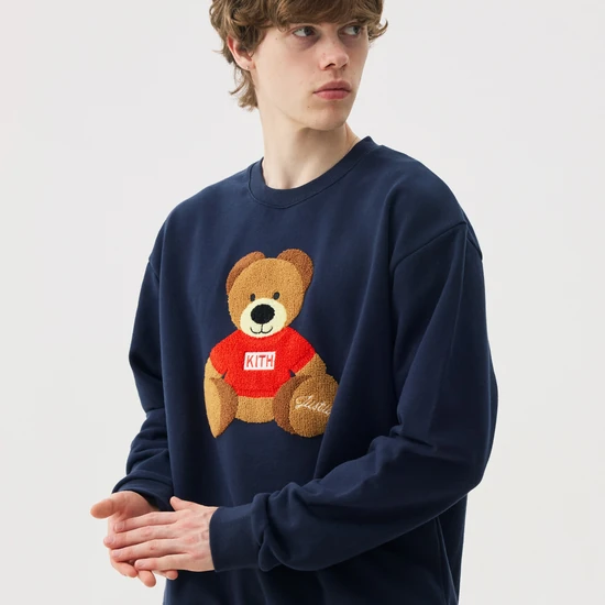 KITH Kithmas Teddy Nelson Crewneck Nocturnal キス キスマス テディ ネルソン クルーネック ノクターナル