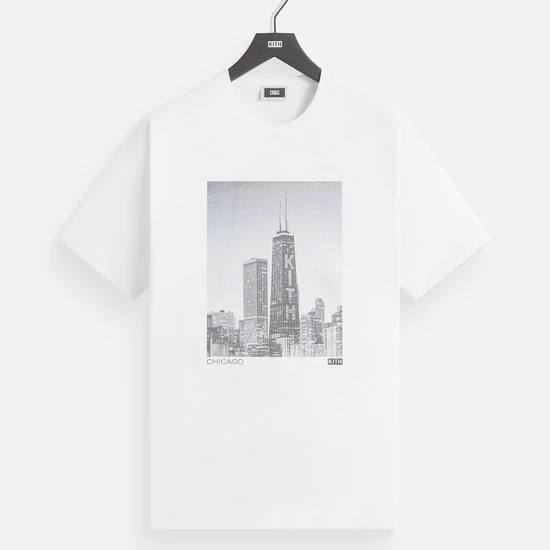 KITH Chicago HQ Tee White キス シカゴ HQ Tシャツ ホワイト