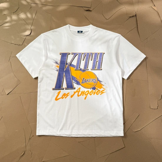 KITH x NBA All-Star Los Angeles Lakers Retro Ball Boxy Tee キス x NBA オールスター ロサンゼルス レイカーズ レトロ ボール ボックス Tシャツ