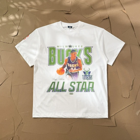 KITH for NBA All-Star Milwaukee Bucks Ray Allen Vintage Tee キス x NBA オールスター ミルウォーキー バックス レイ アレン ビンテージ Tシャツ