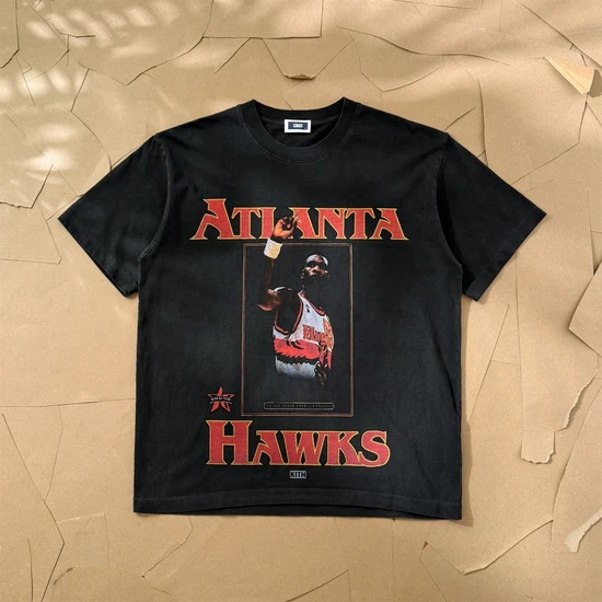 KITH for NBA All-Star Atlanta Hawks Dikembe Mutombo Vintage Tee キス x NBA オールスター アトランタホークス ディケンベ ムトンボ ヴィンテージ Tシャツ