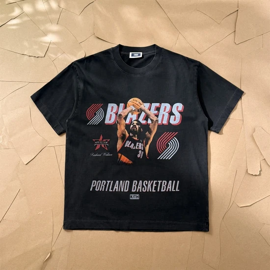 KITH for NBA All-Star Portland Trail Blazers Rasheed Wallace Tee キス x NBA オールスター ポートランド トレイルブレイザース ラシード ウォレス Tシャツ