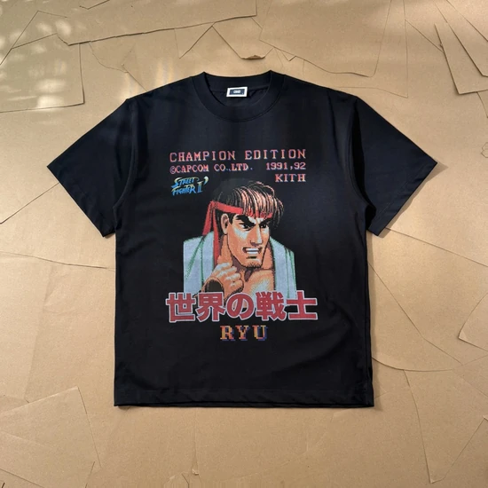 KITH x Capcom Ryu Champion Edition Vintage Tee キス x カプコン リュウ チャンピオンエディション ビンテージ Tシャツ