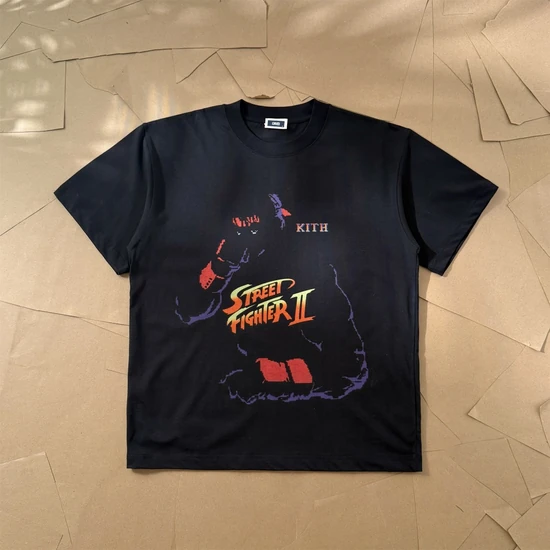 KITH x Capcom Ryu Needle Point Vintage Tee キス x カプコン リュウ ニードルポイント ビンテージ Tシャツ