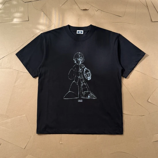 KITH x Capcom Mega Man Sketch Vintage Tee Black キス x カプコン ロックマン スケッチ ビンテージ Tシャツ ブラック