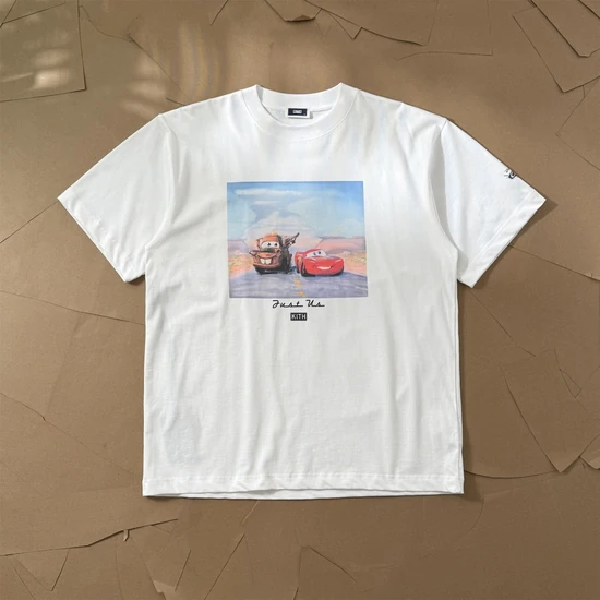 KITH x Disney Pixar Cars Just Us Vintage T-Shirt White キス x ディズニー ピクサー カーズ ヴィンテージ Tシャツ ホワイト