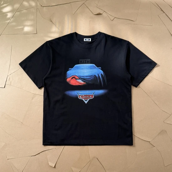 KITH x Disney Pixar Cars Poster Vintage T-Shirt キス x ディズニー ピクサー カーズ ポスター ビンテージ Tシャツ