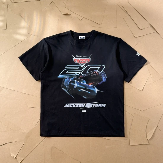 KITH x Disney Pixar Jackson Storm Vintage Tee Black キス x ディズニー ピクサー ジャクソンストーム ビンテージ Tシャツ ブラック