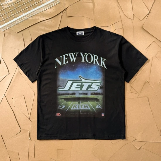 KITH x NFL '47 Jets Vintage Tee Black キス x NFL '47 ジェッツ ビンテージ Tシャツ ブラック