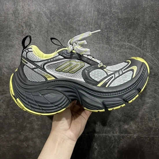 BALENCIAGA 10XL Sneaker Grey/Yellow/Black バレンシアガ 10XL スニーカー グレー/イエロー/ブラック