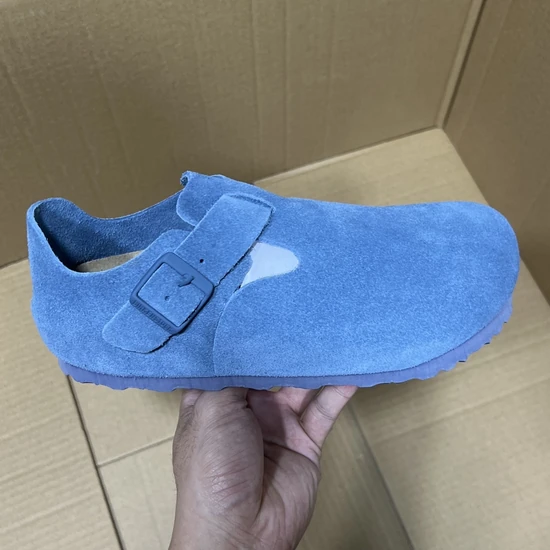 BIRKENSTOCK London Suede Clog Sky Blue ビルケンシュトック ロンドン スエード クロッグ スカイブルー