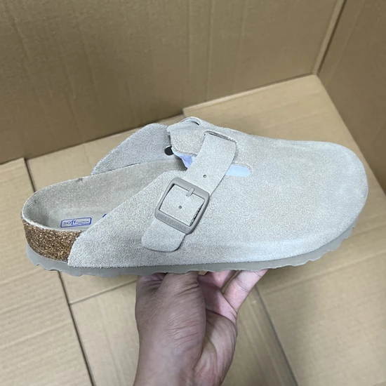 BIRKENSTOCK Boston Suede Clog Stone Coin ビルケンシュトック ボストン スエード クロッグ ストーン コイン