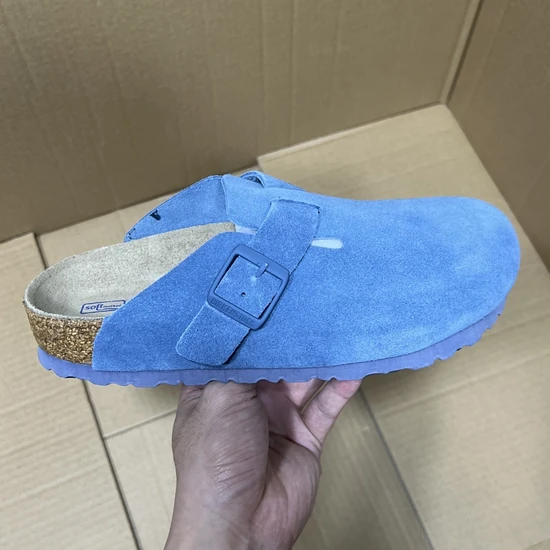 BIRKENSTOCK Boston Suede Sky Blue ビルケンシュトック ボストン スウェード スカイブルー