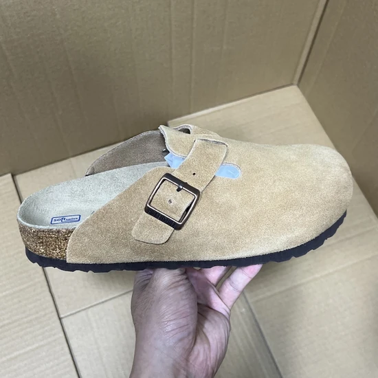 BIRKENSTOCK Boston Suede Clog Taupe ビルケンシュトック ボストン スエード クロッグ トープ