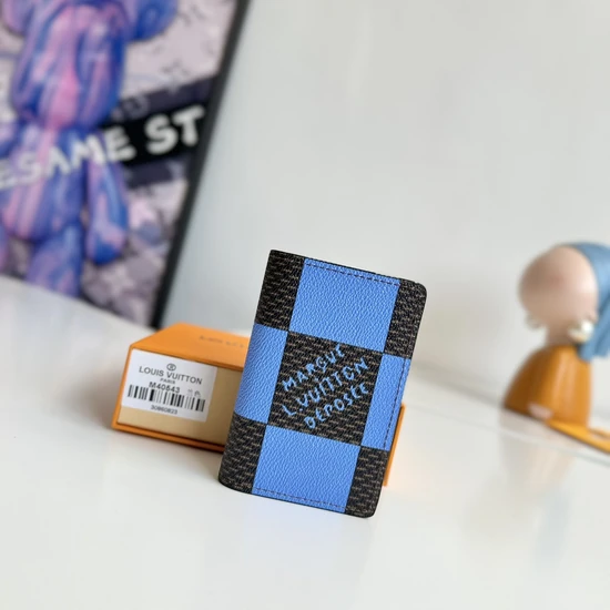 Louis Vuitton Damier Card Case Blue N40543 ルイヴィトン ダミエ カードケース ブルー
